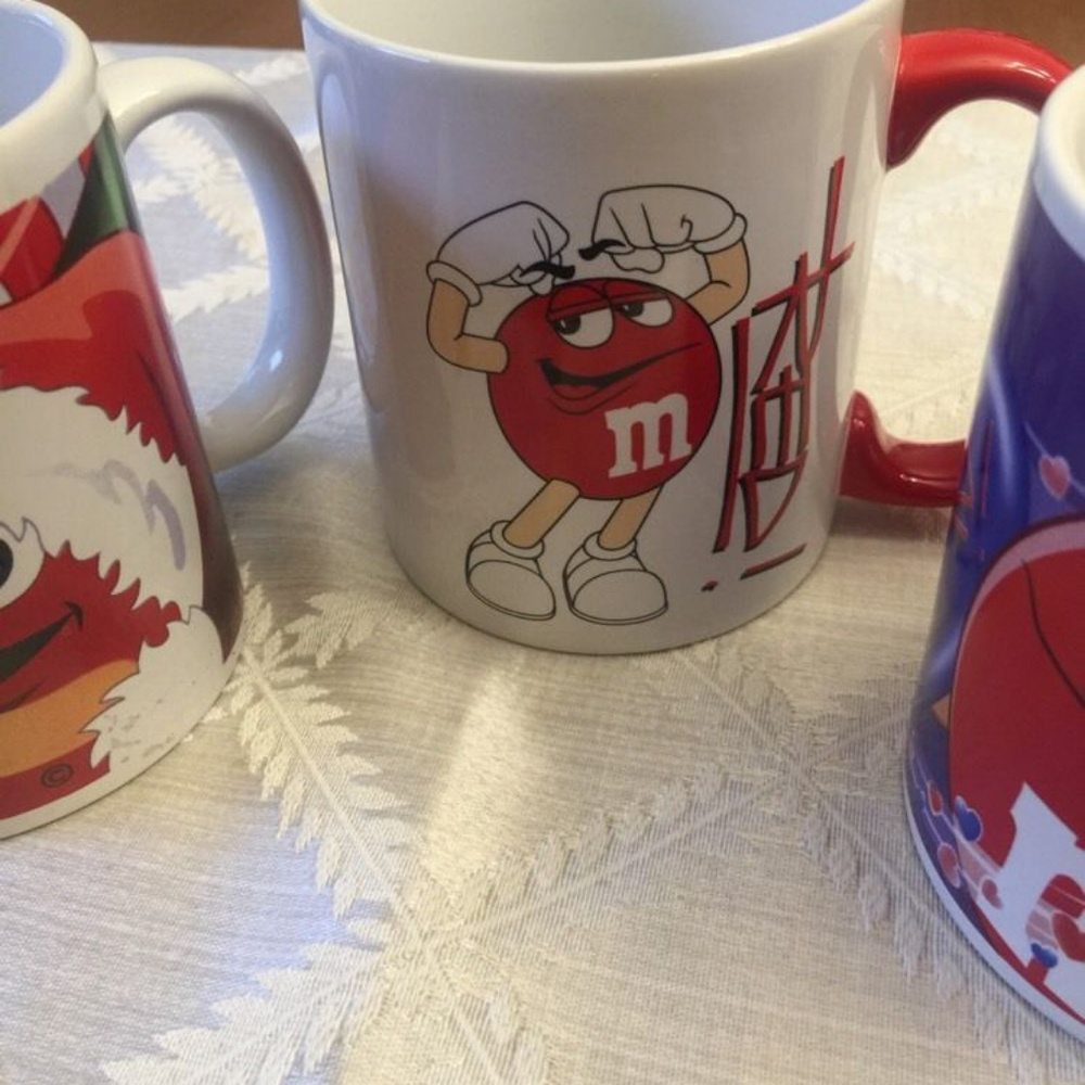 Red M&M Character Mug Coffee Cup 3 In Group